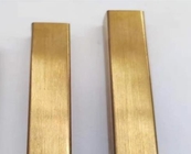 Délié d'or 201 304 tubes carrés rectangulaires ASTM A554