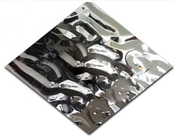 Nouvelle plaque de métal décorative de feuille d'acier inoxydable de sinuosités du diagramme d'ASTM A240