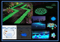 Pierres photoluminescentes de cailloux de matériaux luminescents de pierre de colorant de lueur