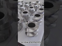 Baril à vis bimetallique pour petite machine de moulage par injection de plastique