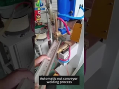 Alimentation automatique par écrous et soudeur par point