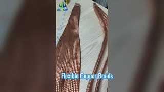 Connexion flexible tressée en cuivre nu-v