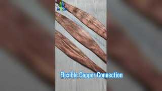 Connexion flexible tressée en cuivre nu 2 V