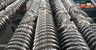 vis et baril jumeaux coniques d'acier de construction de l'alliage 38crmoala pour le profil de PVC WPC