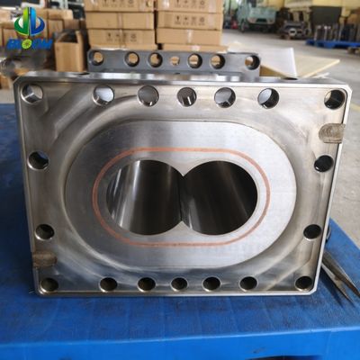 Qualité  Nickel Alloy Twin Screw Extruder Barrel for PEEK Plastic Extrusion usine