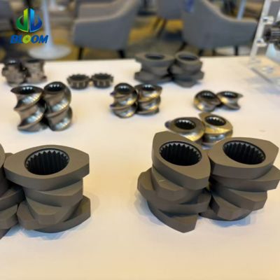 Qualité  (PTR) W6 ultra-fine grain wear-resistant steel extruder parts Twin-Screw Extruder Thread Element Barrel and Shaft usine