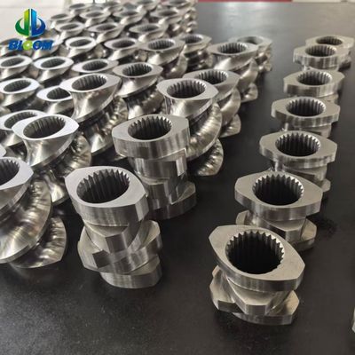 Qualité  High Precision Twin Screw Elements for Polymer Compounding in Plastic Industry Parallel Twin Screw Extruders usine