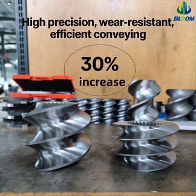 Qualité  Customized Wear and Corrosion Resistant Bimetallic Screw Segments for Twin Screw Extruder Parts with High Torque Capacity usine