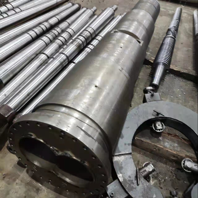 Vis bimétallique de Nitrided de baril jumeau conique de vis pour la machine d'extrudeuse