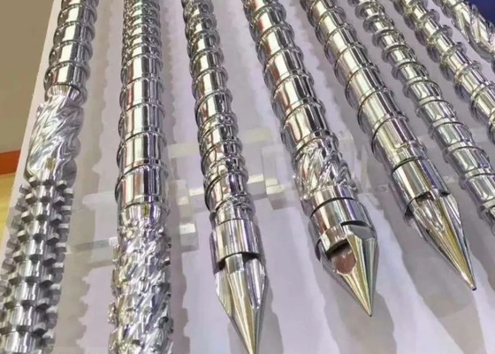 Pièces de rechange élevées d'éléments de vis de résistance à l'usure pour l'extrudeuse en plastique