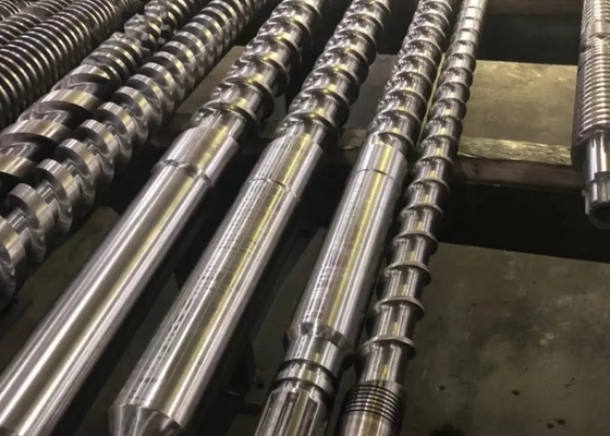Pièces de rechange élevées d'éléments de vis de résistance à l'usure pour l'extrudeuse en plastique
