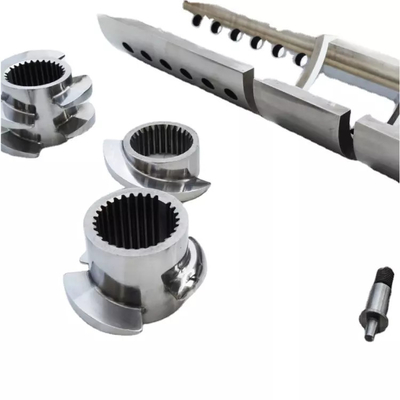 baril jumeau de vis de l'extrudeuse 316L en plastique pour la machine de PVC