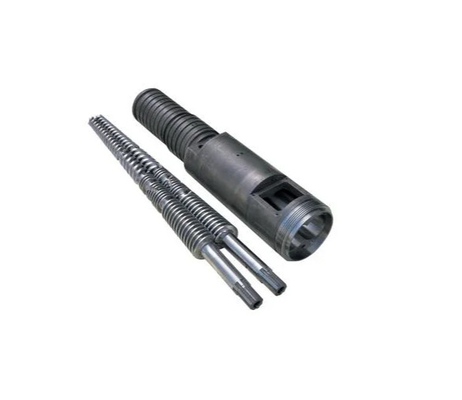 51/105 55/110 92/188 baril jumeau conique bimétallique de vis pour le Spc/extrudeuse de Lvt