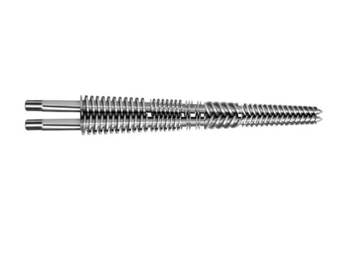 UPVC sifflent 65/132 baril jumeau conique de vis avec la couche bimétallique