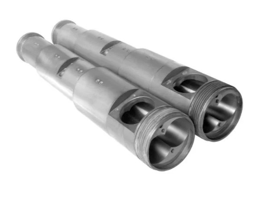 51/105 55/110 92/188 baril jumeau conique bimétallique de vis pour le Spc/extrudeuse de Lvt