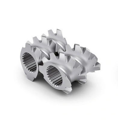 Résistance à la corrosion de plein d'Intermeshing d'extrudeuse élément de vis