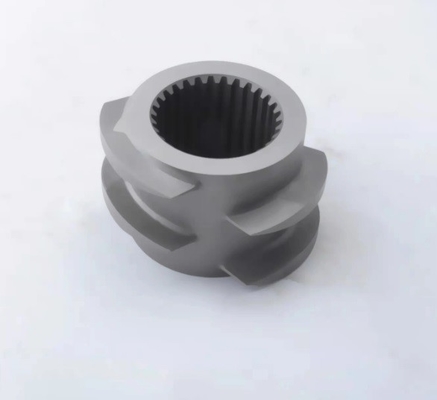 Double baril de vis de pièces de rechange en caoutchouc bimétalliques d'extrudeuse pour le remplisseur en plastique