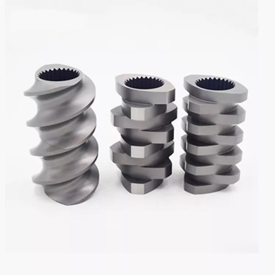 Élément de vis adapté aux besoins du client par PM-HIP d'acier de nitrure pour la double extrudeuse à vis
