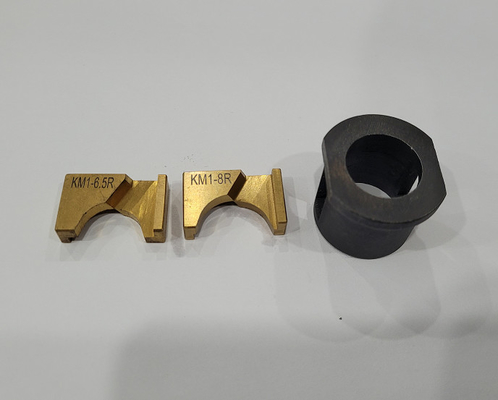 Lame pneumatique de habillage de coupeur de raboteuse d'astuce de poignée pour des chapeaux d'électrode