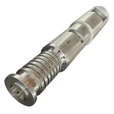 51/105 65/132 80/156 baril jumeau conique bimétallique de vis pour l'extrudeuse de PVC