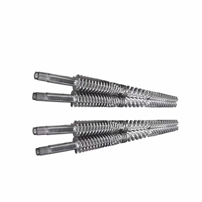 51/105 65/132 80/156 baril jumeau conique de vis de Nitrided pour la machine d'extrudeuse