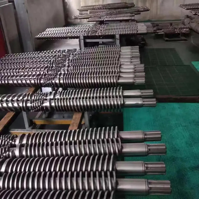 51/105 65/132 80/156 baril jumeau conique de vis de Nitrided pour la machine d'extrudeuse