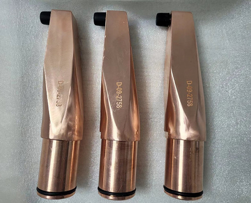 Électrodes matérielles de CUCRZR soudant le bras/Bent Shank For Spot Welding d'arme à feu