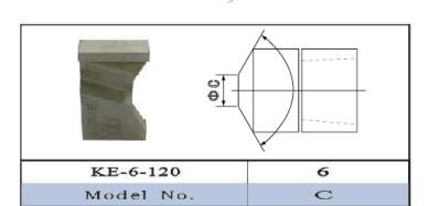 Taille pneumatique de lame de coupeur de raboteuse d'astuce de KE-6-120 pour le soudage par points