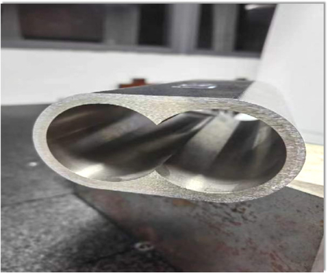 Les pièces de rechange d'extrudeuse nickellent l'alliage aggloméré par revêtement composé basé d'extrudeuse d'alliage