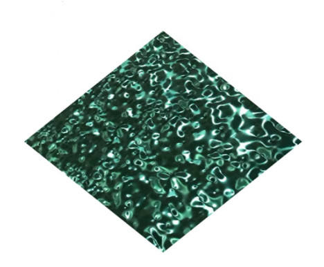 Nouvelle plaque de métal décorative de feuille d'acier inoxydable de sinuosités du diagramme d'ASTM A240