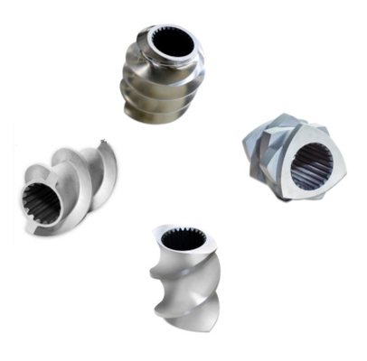 Métal W6mo5cr4V2 composants de vis Extrudeuse à double vis Pièces de rechange vis pour plastique
