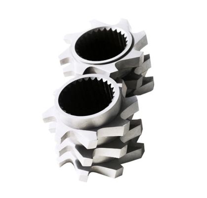 W6mo5cr4V2 Segment de vis et résistance à l'usure du baril pour l'élément de cylindre de mélange à extrudeuse jumelle parallèle