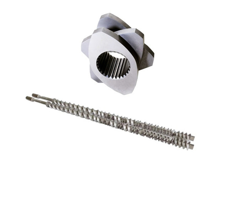 W6mo5cr4V2 Segment de vis et résistance à l'usure du baril pour l'élément de cylindre de mélange à extrudeuse jumelle parallèle