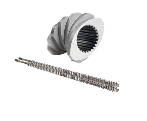 38crmoia matériau nitrée et bimetallique en double vis parallèle pour feuille et plaque de PVC