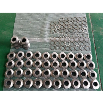 Éléments et baril de vis d'extrusion pour les pièces en plastique de machine d'extrudeuse