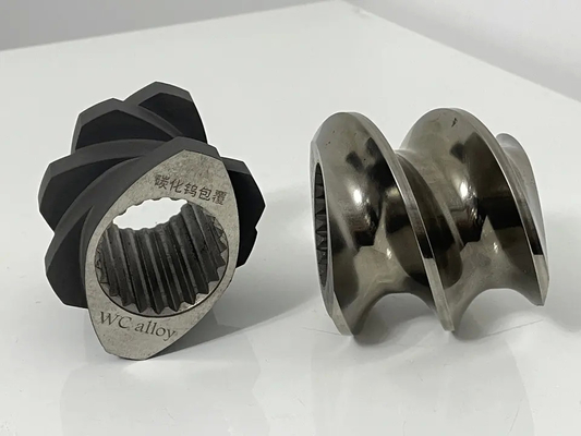 Baril jumeau parallèle de vis pour gonfler de nourriture de doubles Co vis de rotation de l'extrudeuse