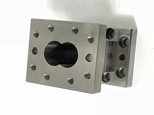 Éléments de vis et section de fût pour l'extrusion par double vis parallèle