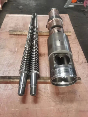 baril en plastique de vis d'extrudeuse de 38CrMoAlA Sacm645 pour la machine de soufflement de film