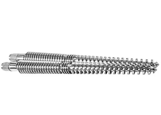 Nitrure bimétallique vis jumelles coniques WPC PVC PE Industrie / Extrudeuses vis et fûts