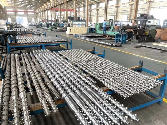 Haute précision usinant de seuls barils adaptés aux besoins du client de vis d'extrudeuse pour pp/PE