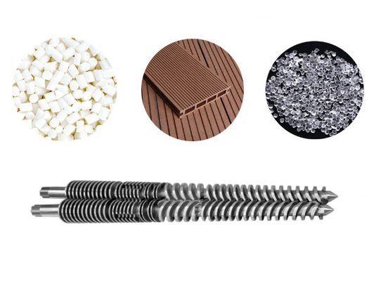 pièces de rechange jumelles coniques bimétalliques de vis de 30mm Nitrided