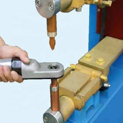 Raboteuse de polissage d'astuce d'électrode de soudage par points avec le manuel de coupeur et de support/pneumatique tenu dans la main