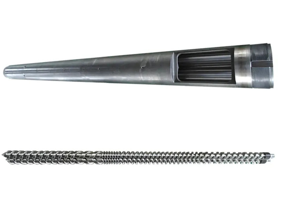 Baril en plastique de vis de jumeau de baril de vis de Nitrided d'extrudeuse/Nitrided