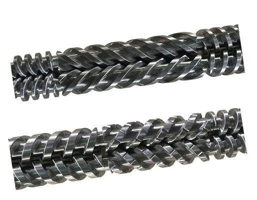 Baril jumeau parallèle de vis de MIKROSAN MCV55 MCV67 MCV110 pour le profil WPC de tuyau de PVC
