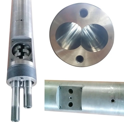Baril jumeau parallèle Mikrosan MCV55 MCV67 MCV68 MCV110 MCV135 de vis de PVC
