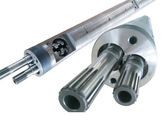 Nitrure bimétallique vis jumelles coniques WPC PVC PE Industrie / Extrudeuses vis et fûts
