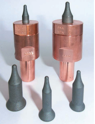 Combinaison de l'électrode inférieure et du support de l'électrode inférieure KCF Guide PIn pour les écrous de soudure
