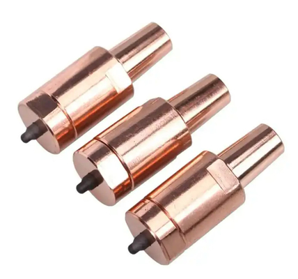 Couvercle de l'électrode de soudage à écrous avec broches KCF CuCrZr Matériau électrodes à écrous à vis M6 M8 M10