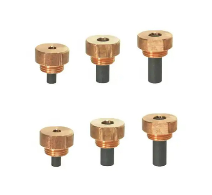 Bolt à manche KCF pour électrodes de soudage à tiges Taille / conception personnalisée CuCrZr pour tôle d'acier au carbone