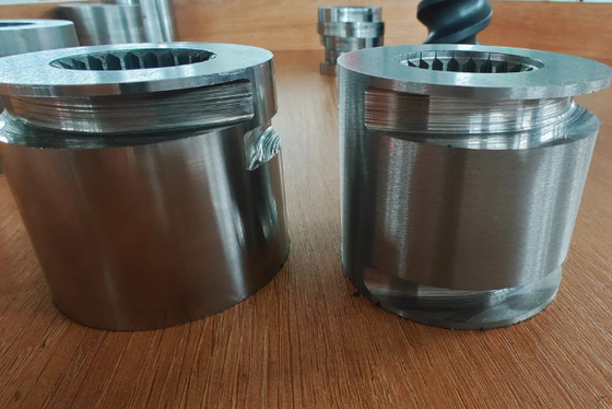 Baril résistant à l'usure pour l'extrusion de tubes et tuyaux de grand diamètre